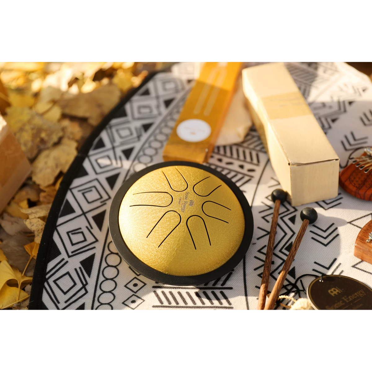 Meinl Sonic Energy Mini Steel Tongue Drum - B Major - Gold