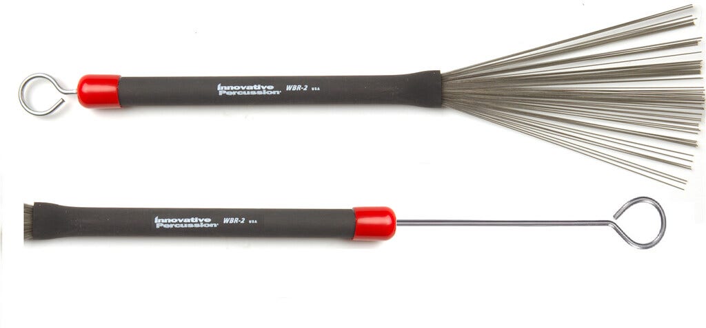 Innovative Percussion WBR-2 Retractable Heavy Wire Brushes
