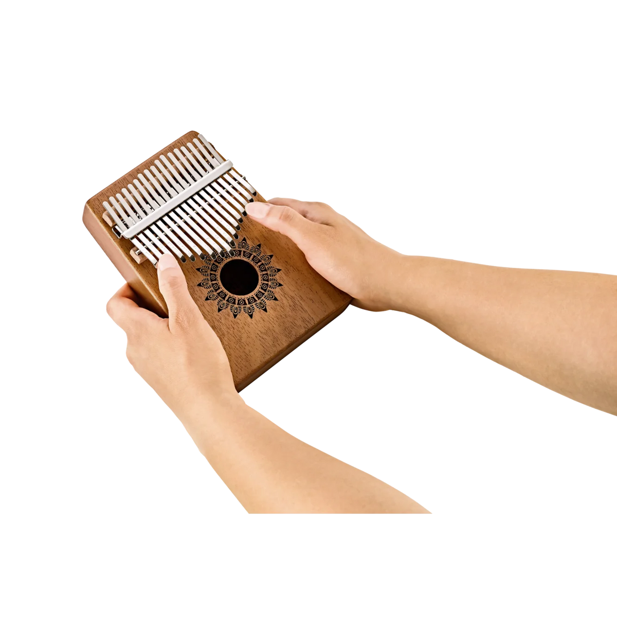 Meinl Sonic Energy Sound Hole Kalimba - 17 Note - Mahogany
