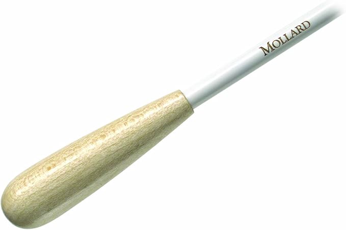 Mollard "P" Series 12" Conducting Baton - Curly Maple Handle