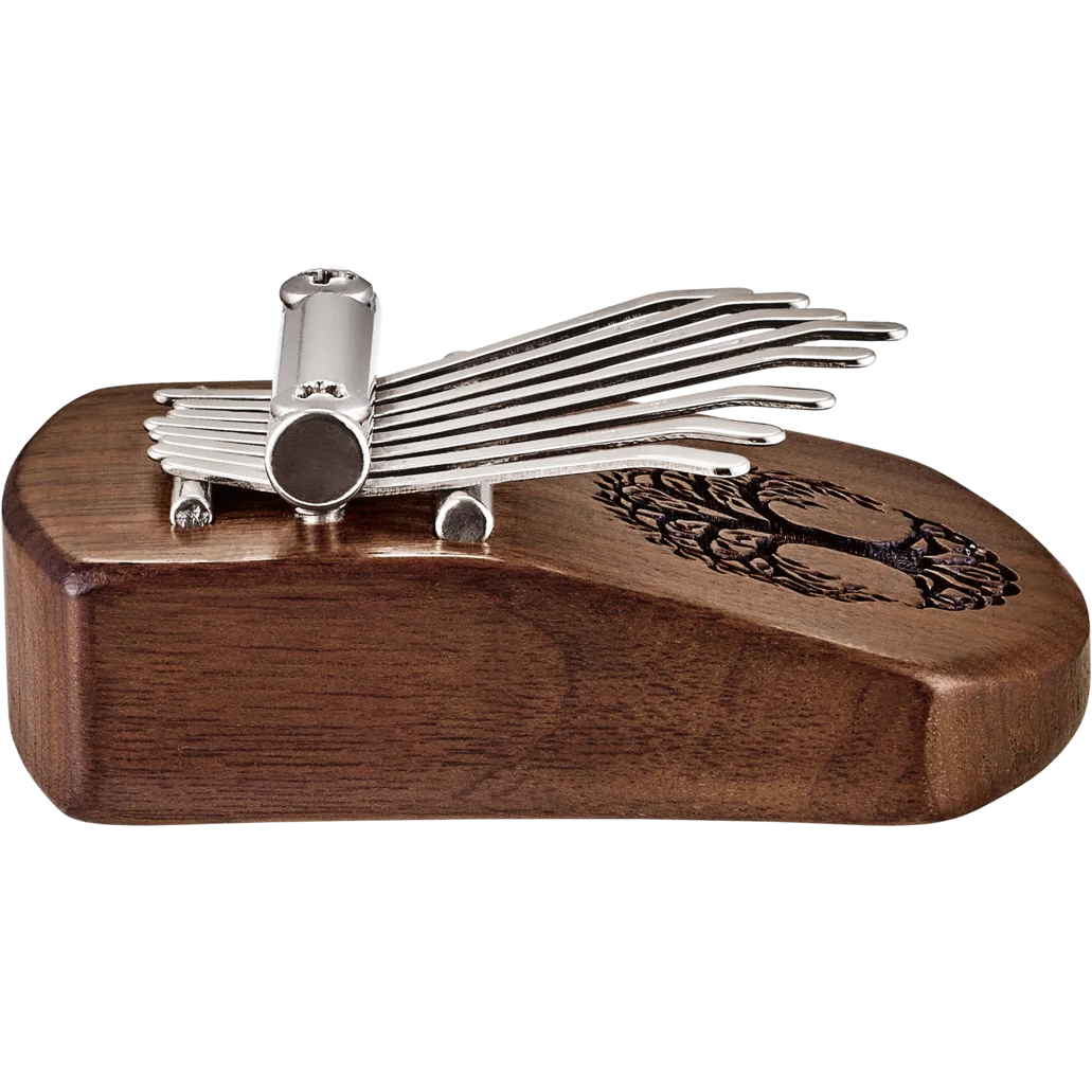 Meinl Sonic Energy Mini Kalimba - 8 Notes - Black Walnut - Tree of Life