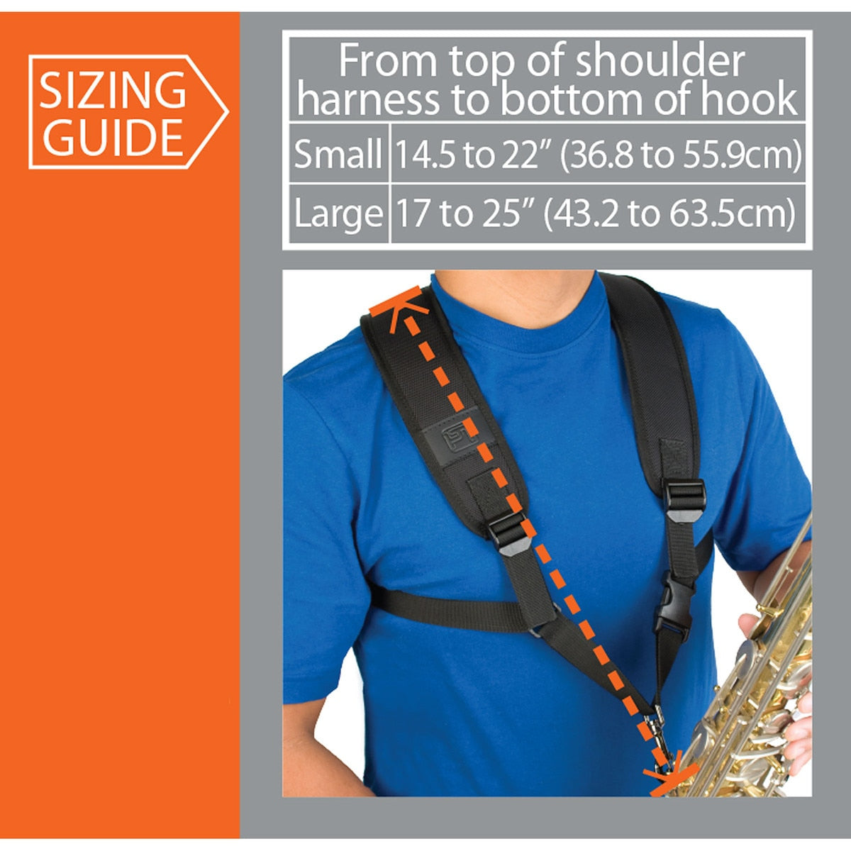 Protec Saxophone Harness - Deluxe Padded