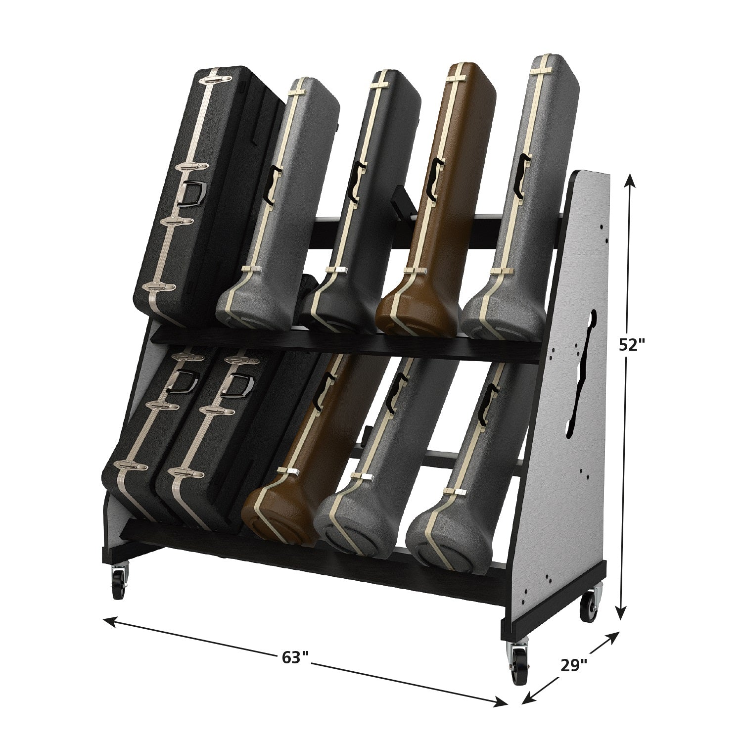 The Band Room™ Trombone Case Storage Rack for Music Teachers