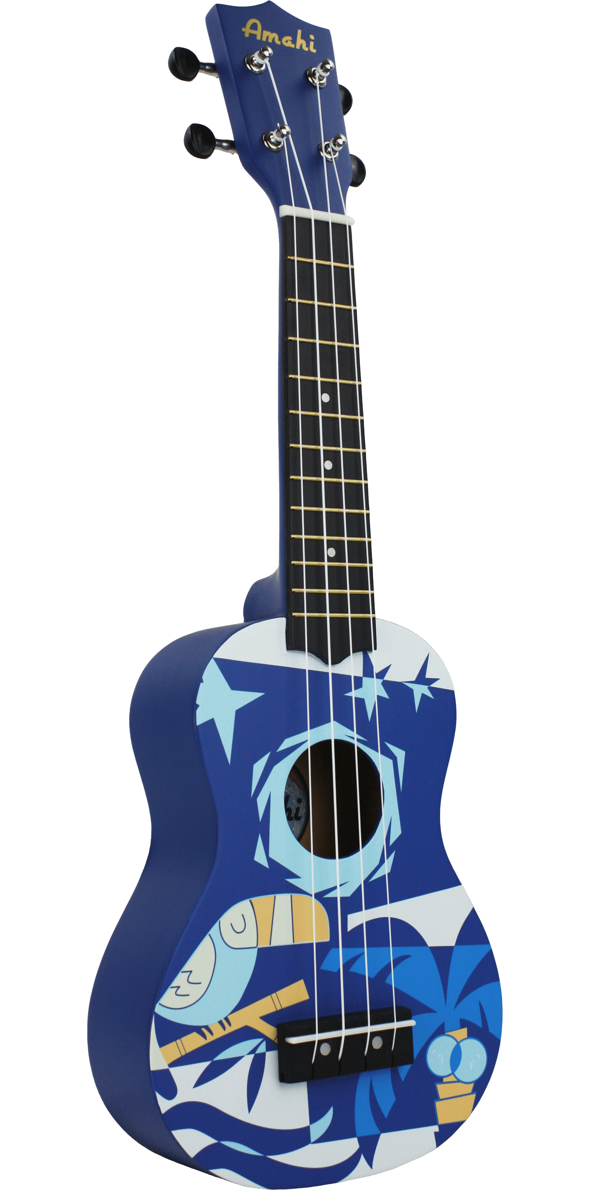Amahi DDUK2 Blue Bird Soprano Ukulele