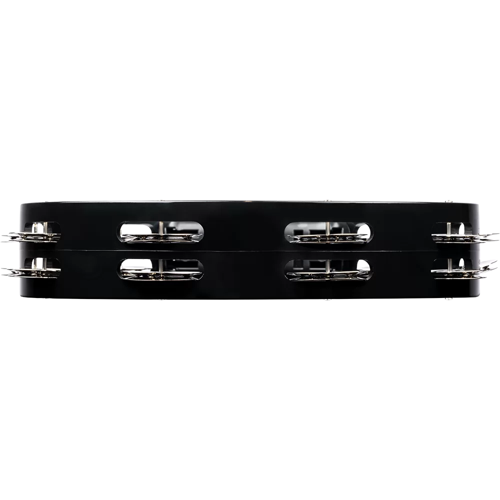 Meinl Headliner Series 10" Molded ABS Tambourine, Black, Stainless Steel Jingles - HTT10BK