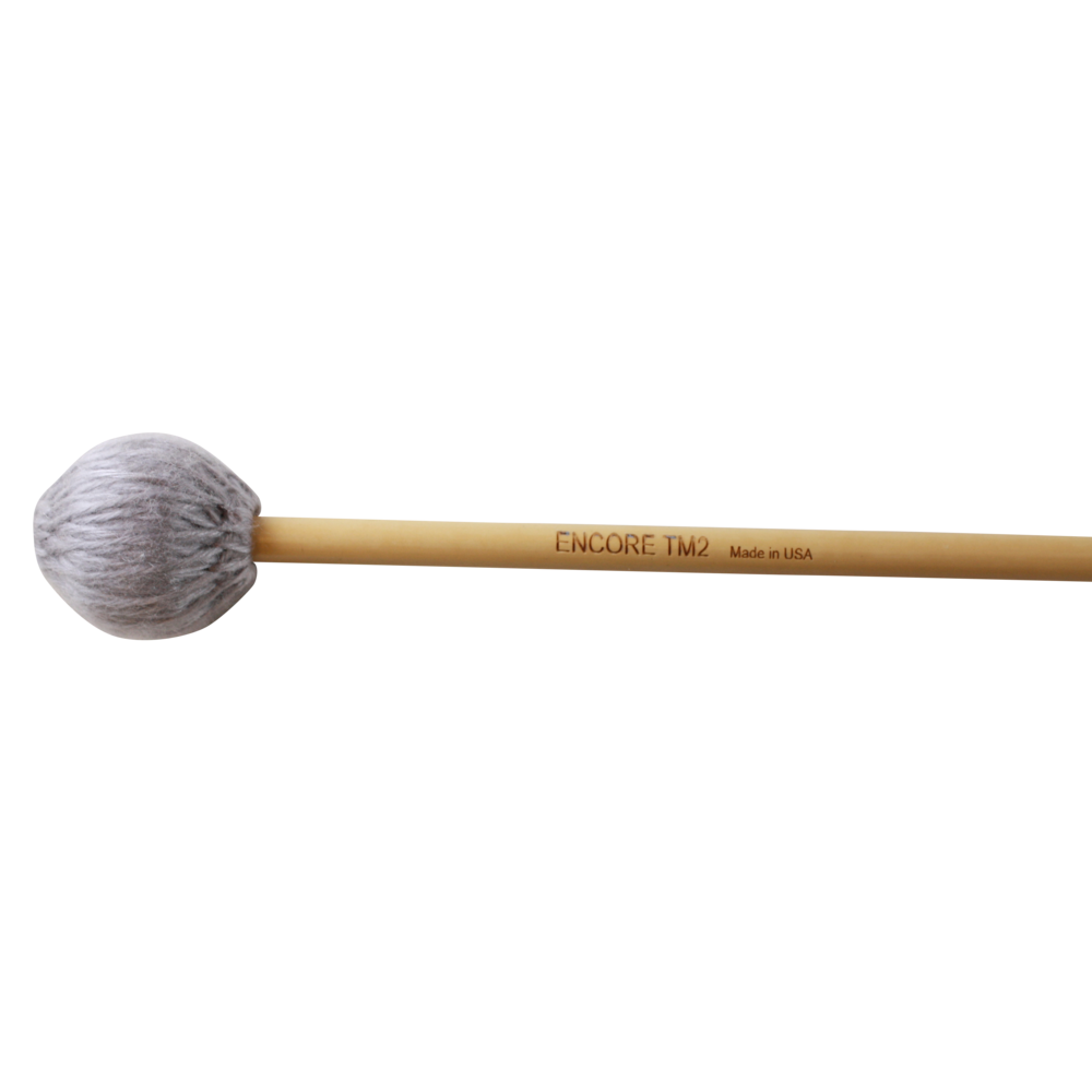 Encore Percussion Two Mallet Series Marimba Mallets - Hard Rattan