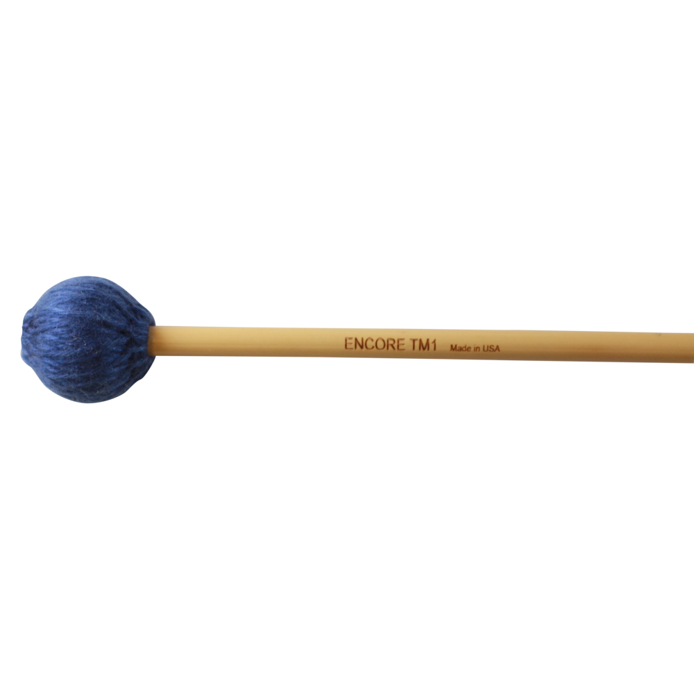 Encore Percussion Two Mallet Series Marimba Mallets - Hard Rattan