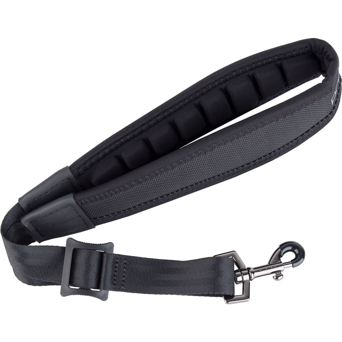 Protec Saxophone Neck Strap - Less Stress Neoprene, Metal Snap, Size 22" Regular (Black)