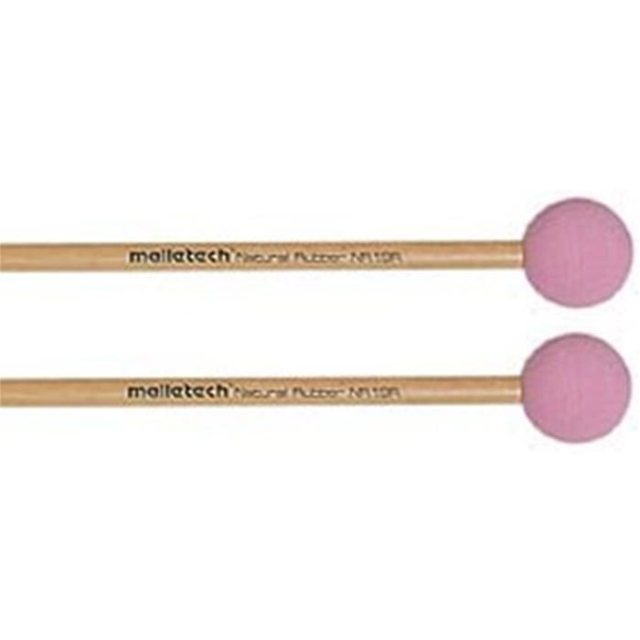 Malletech Natural Rubber Series Xylophone/Bell Mallets - Rattan