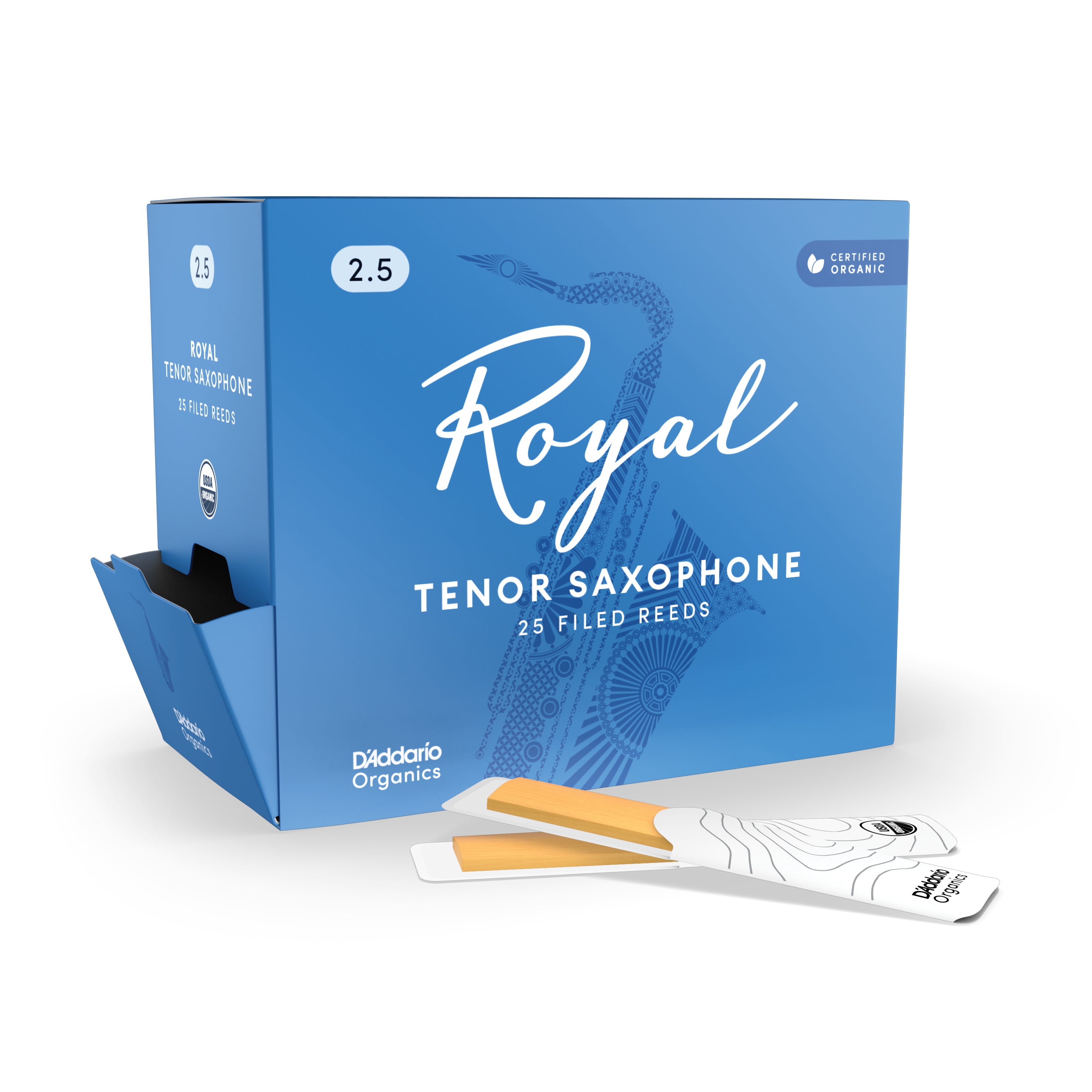 Rico Royal Tenor Saxophone Reeds (Box of 25)