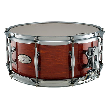 Black Swamp Pro10 Studio Snare Drum - 14"x6.5" 15 ply Maple with Red Mahogany Finish