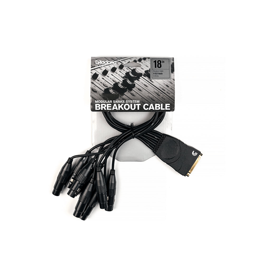 D'Addario Modular Snake System Breakout DB25 Female - XLR Female