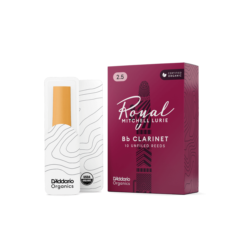 D'Addario Royal Mitchell Lurie Bb Clarinet Reeds - Box of 10