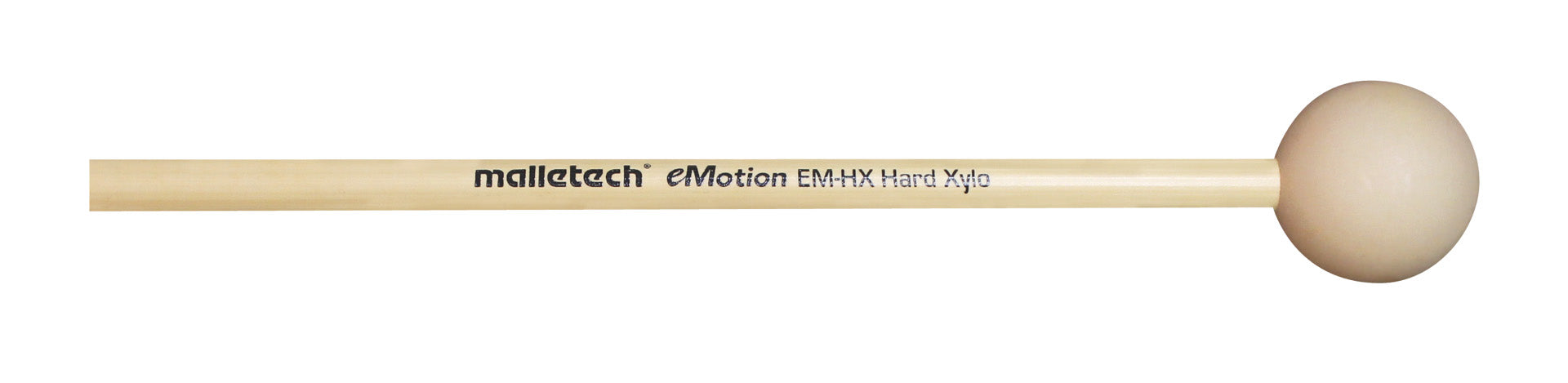 Malletech eMotion EM-HX Hard Xylophone Mallets - Rattan