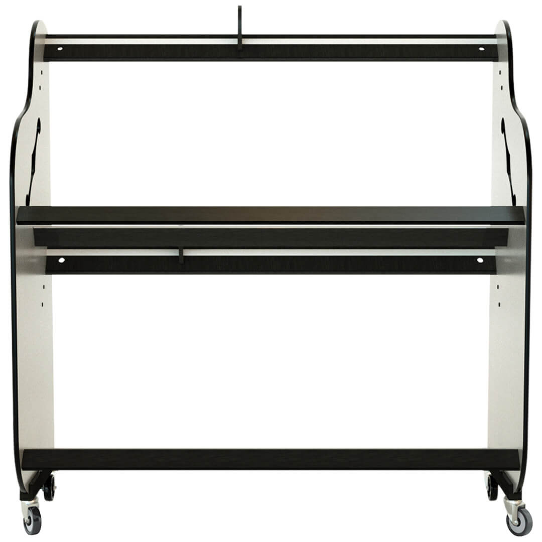 The Band Room Double-Stack™ Guitar Storage Shelf Rack for Classrooms