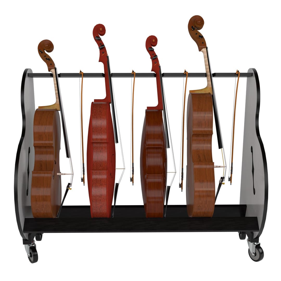 The Band Room™ Cello Storage Rack for Music Teachers