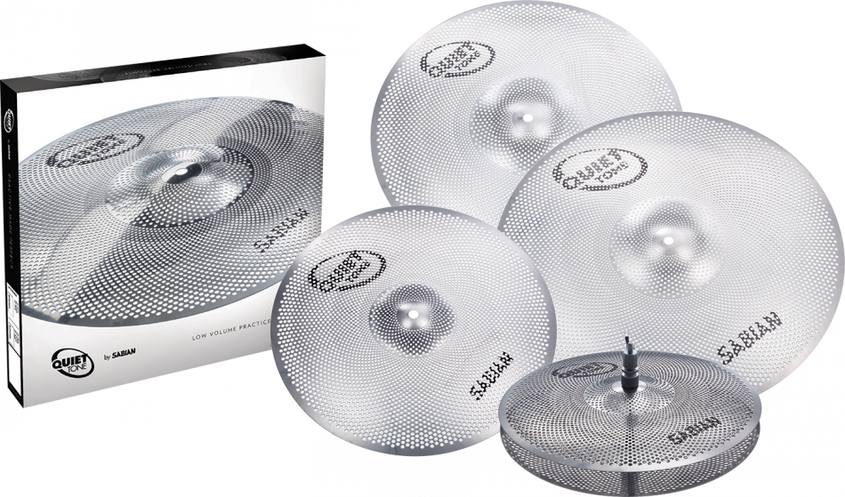 Sabian Quiet Tone Practice Cymbal Pack - QTPC504