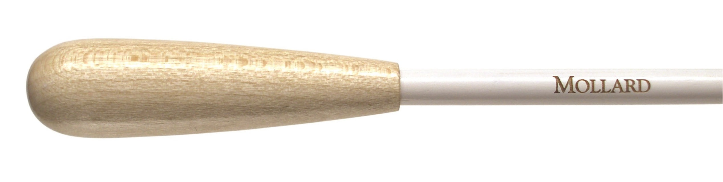 Mollard "P" Series 14" Conducting Baton - Curly Maple Handle with Carbon Fiber Shaft