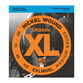 D'Addario XL EXL170 Nickel Wound Electric Bass String, Long Scale