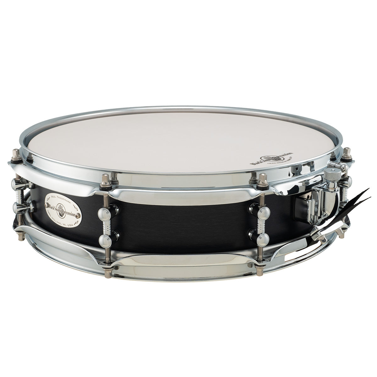 Black Swamp Concert CM3513BL 13"x3.5" Maple Snare Drum - Black Finish