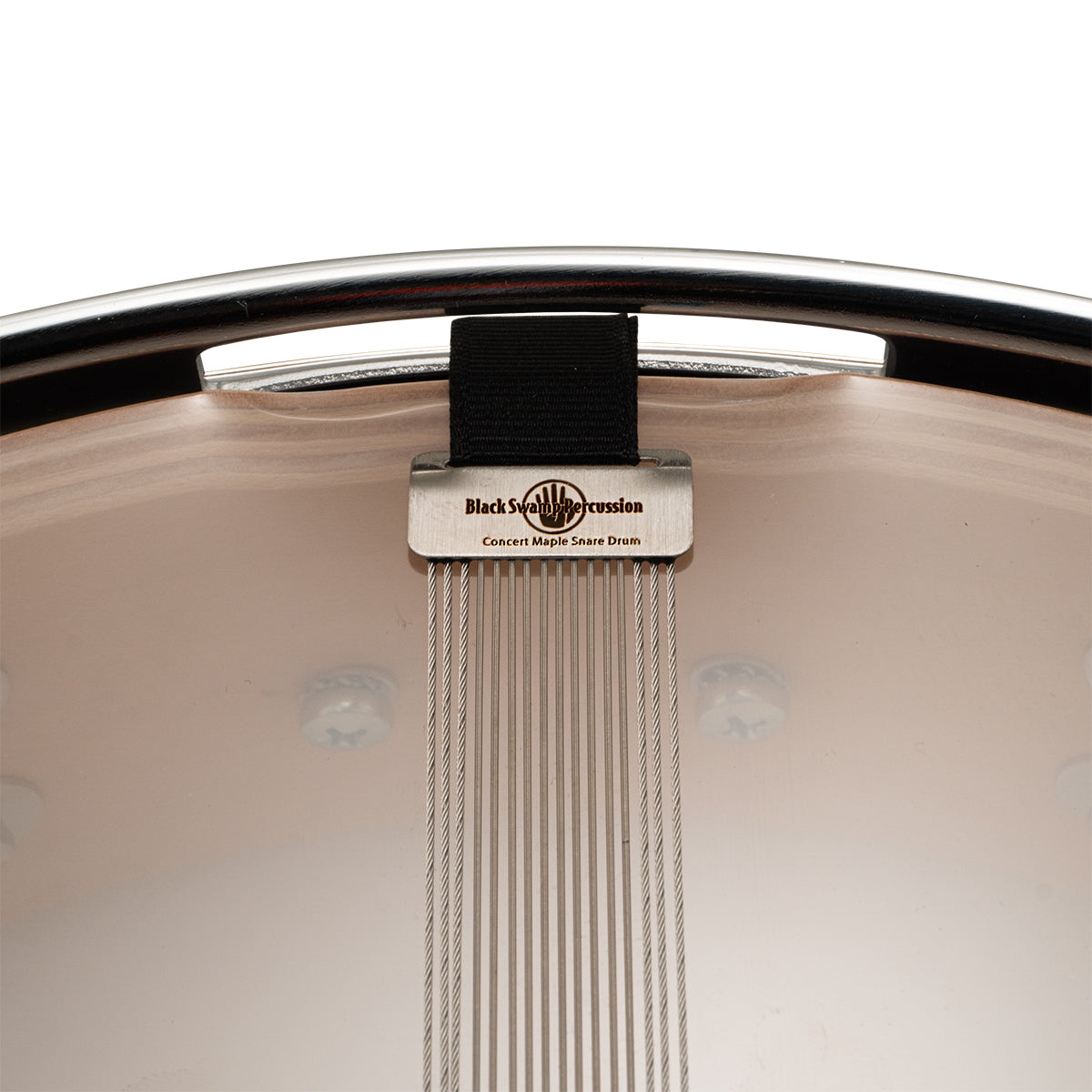 Black Swamp Concert CM3513BL 13"x3.5" Maple Snare Drum - Black Finish