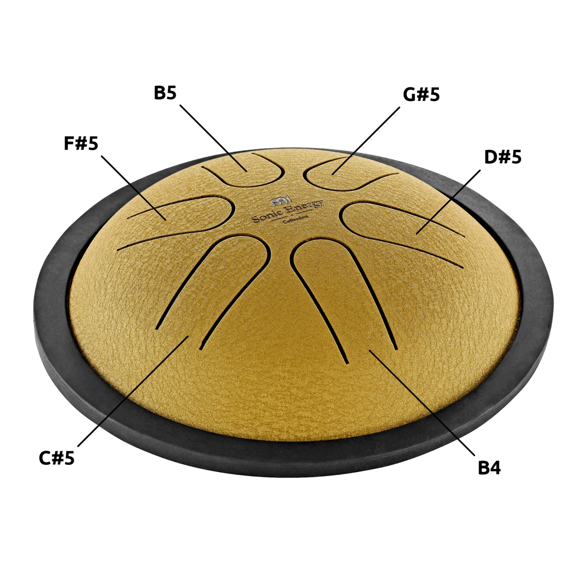 Meinl Sonic Energy Mini Steel Tongue Drum - B Major - Gold