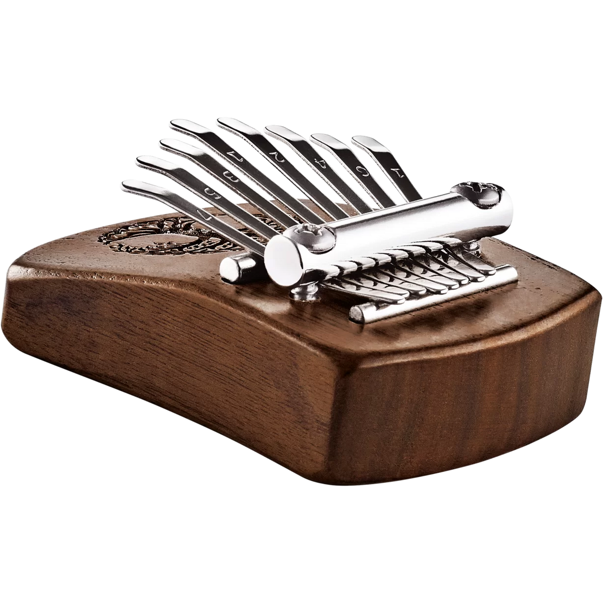 Meinl Sonic Energy Mini Kalimba - 8 Notes - Black Walnut - Tree of Life