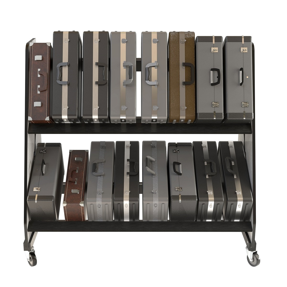 The Band Room™ Trumpet Case Storage Rack for Music Teachers
