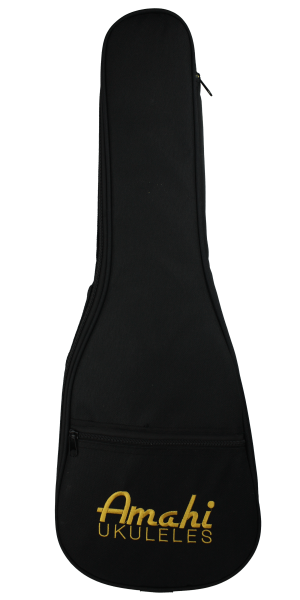 Amahi Penguin Rainbow Flamed Maple Concert Ukulele - Rainbow Shading