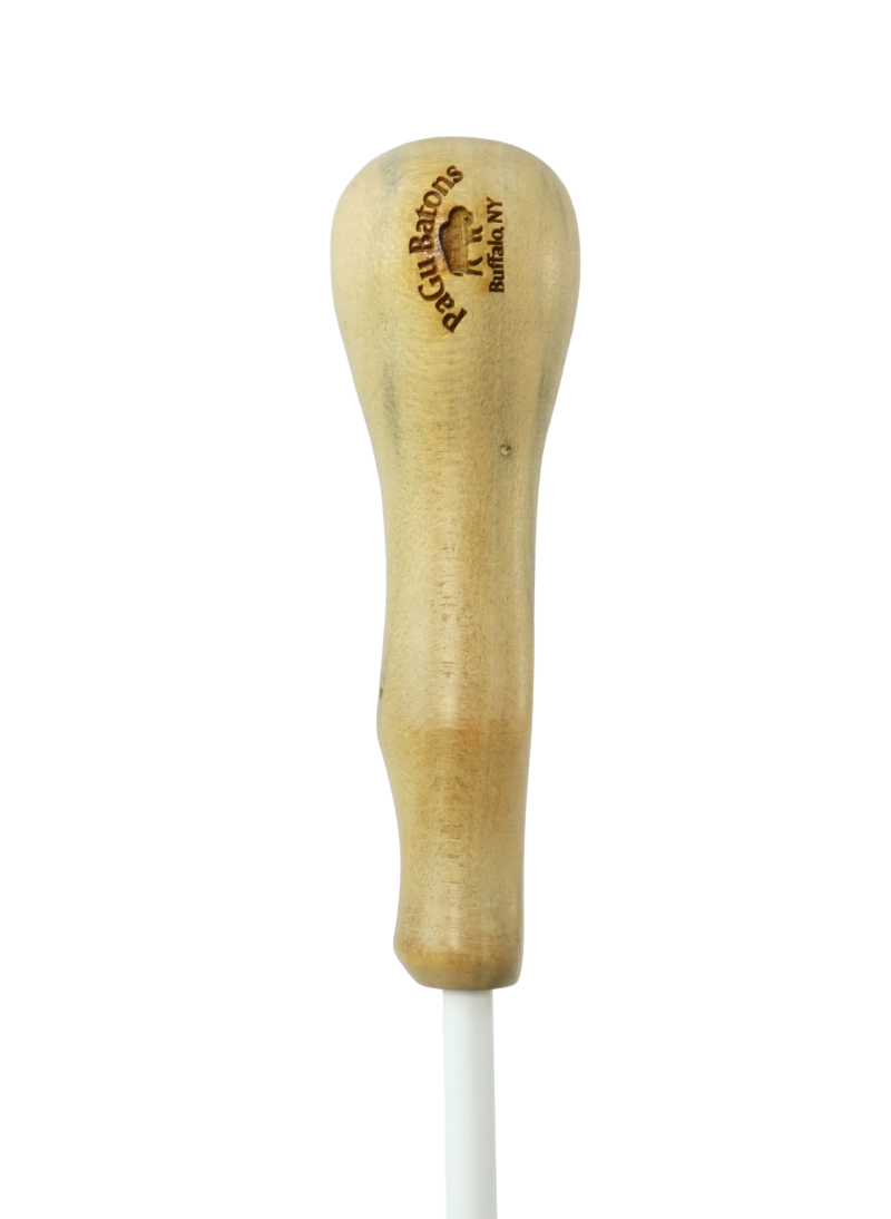 PaGu "The King" Flat Spot Baton - 16" Shaft - Light Wood Handle