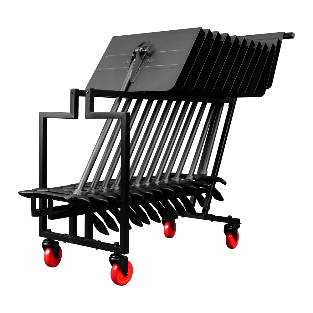 Gator Sheet Music Stand Cart - 12 Stand Capacity