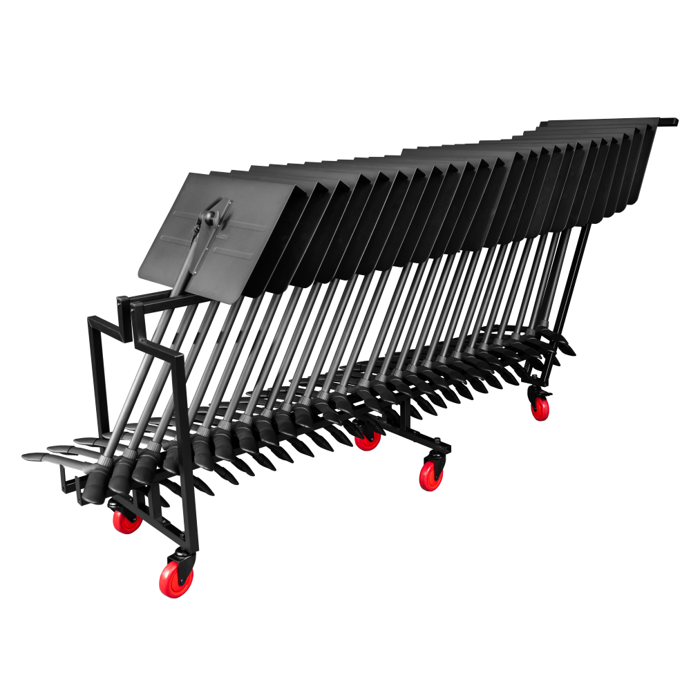 Gator Sheet Music Stand Cart - 25 Stand Capacity