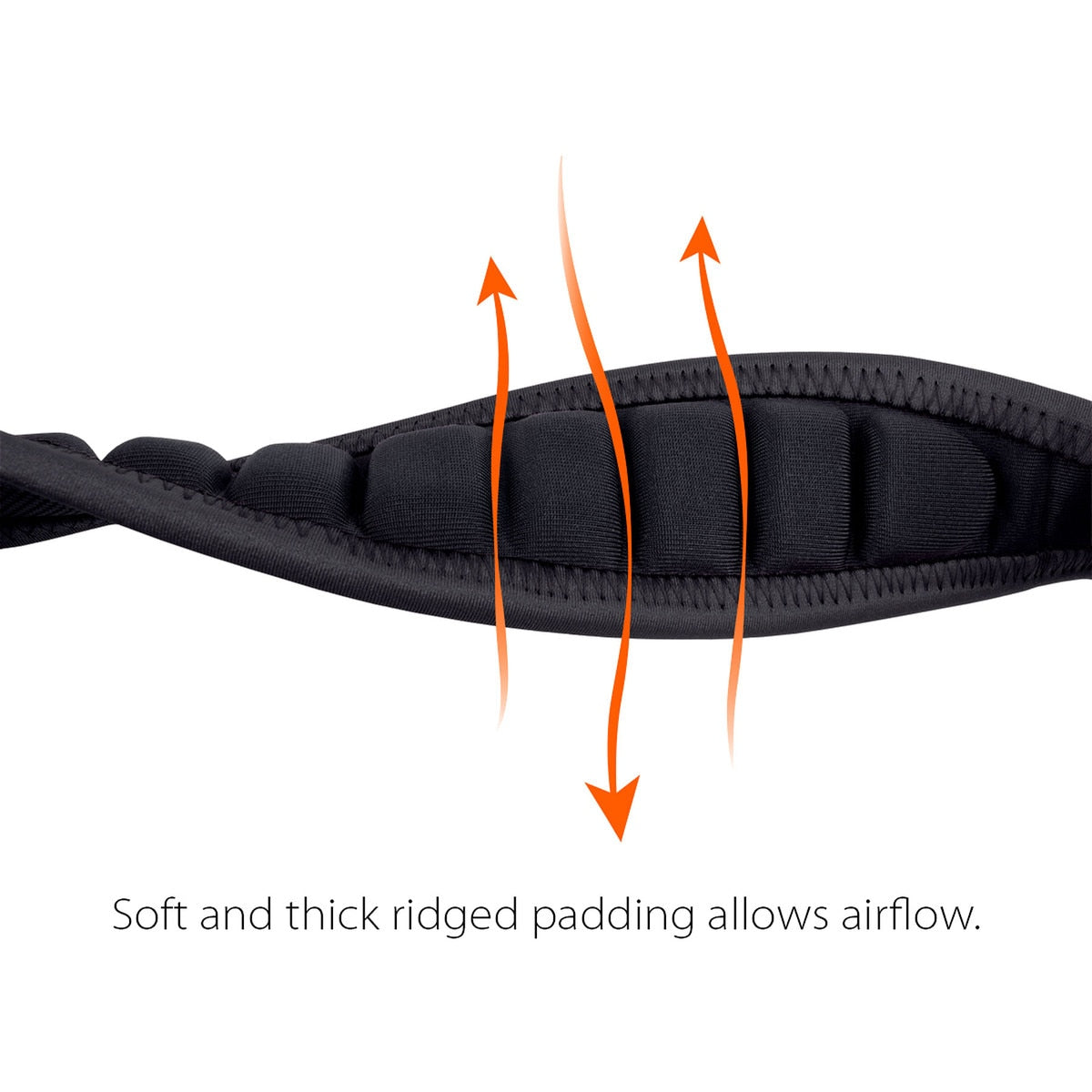 Protec Saxophone Neck Strap - Less Stress Neoprene, Metal Snap, Size 22" Regular (Black)