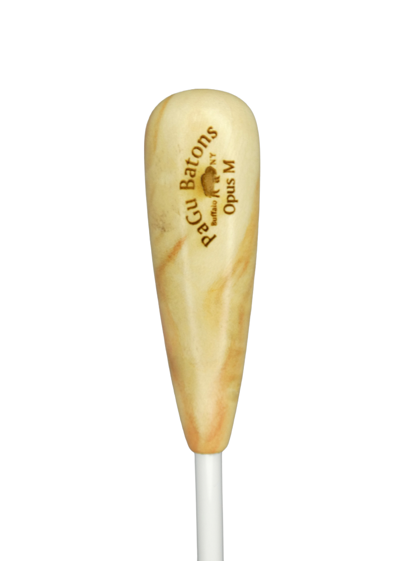 PaGu Opus Medium Baton - 14" Shaft - Light Wood Handle
