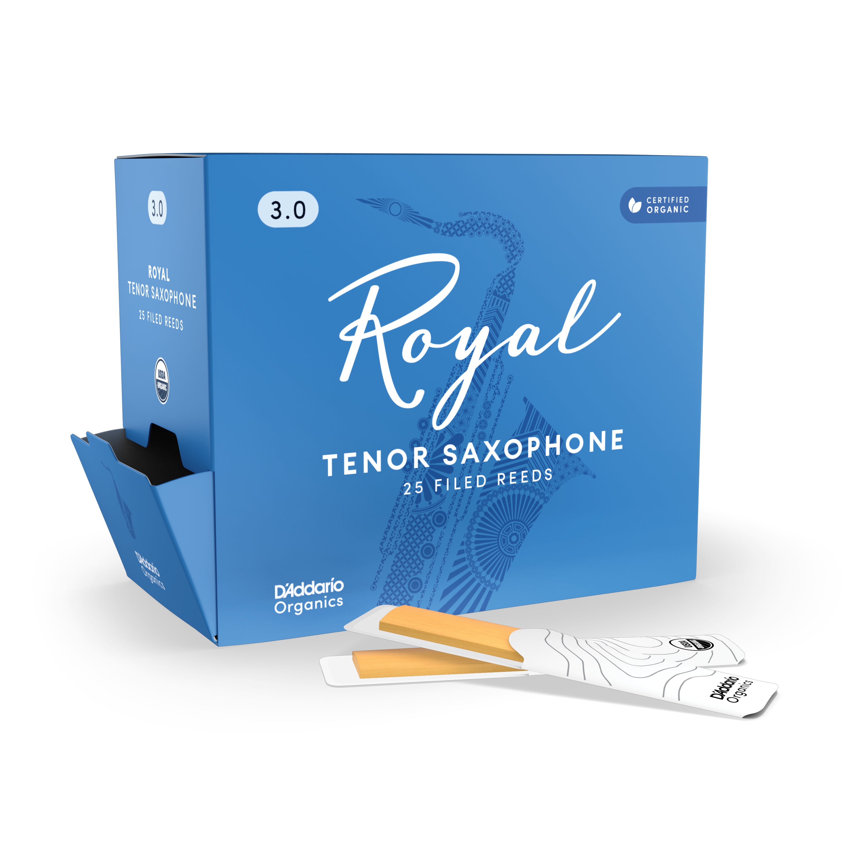 Rico Royal Tenor Saxophone Reeds (Box of 25)