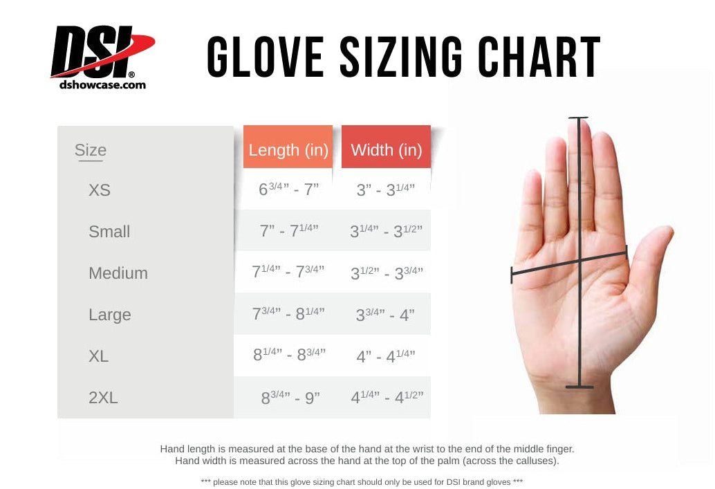 DSI Five6 Seven8 Colorguard Gloves