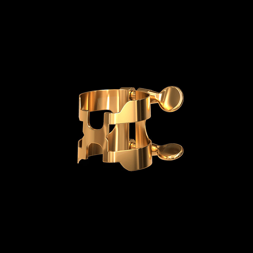 D'Addario H-Ligature and Cap for Bb Clarinet - Gold Plated