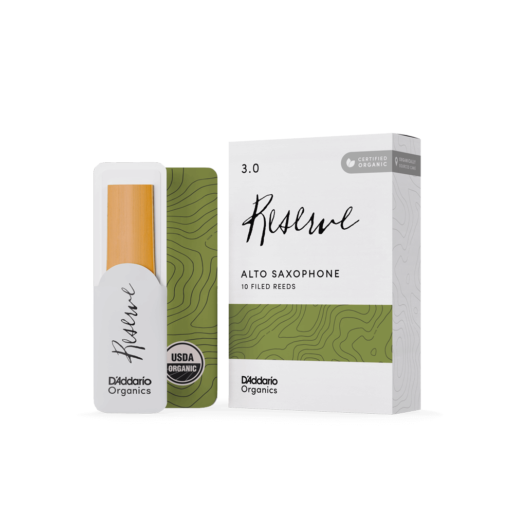 D'Addario Organic Reserve Alto Saxophone Reeds - Box of 10