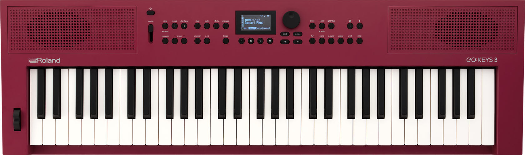 Roland GO:KEYS 3 Music Creation Keyboard - Dark Red