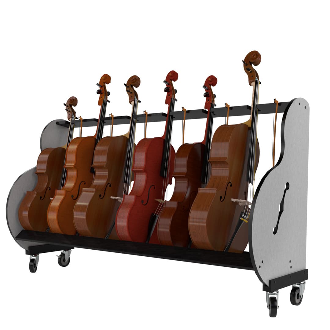 The Band Room™ Cello Storage Rack for Music Teachers