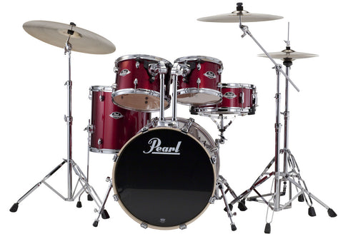Pearl Export EXX 5-Piece Drum Set w/ Hardware (20" Bass, 10"/12"/14" Toms, 14" Snare)