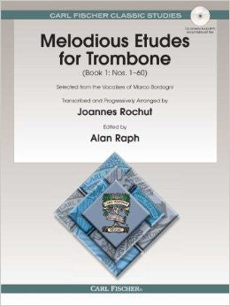 Melodious Etudes for Trombone - Book 1, No. 1-60 - Book/CD