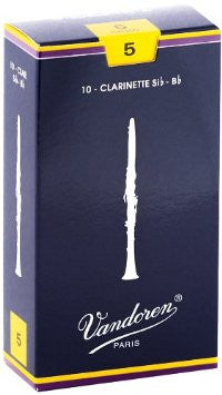 Vandoren Traditional Bb Clarinet Reeds (box of 10)