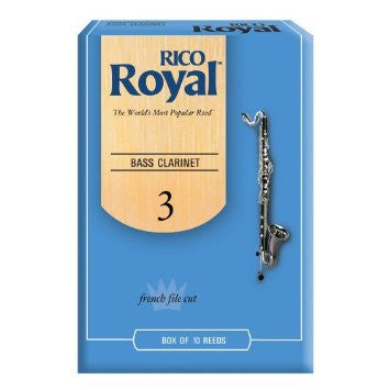 Rico Royal Bass Clarinet Reeds (box of 10)