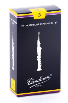 Vandoren Traditional Soprano Sax Reeds (box of 10)