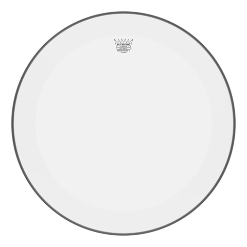 Remo Bass Drum Clear Powerstroke 3, 2.5" Impact Patch Drum Head