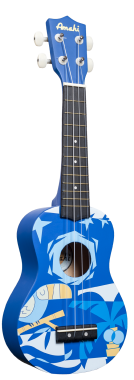 Amahi DDUK2 Blue Bird Soprano Ukulele