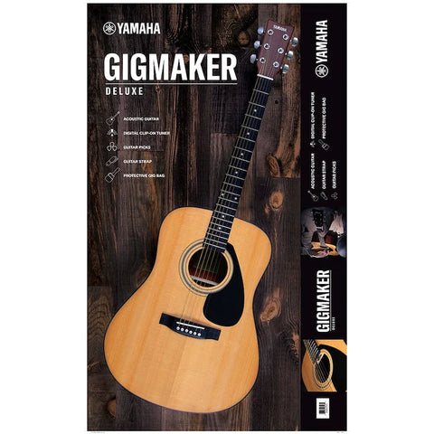 Yamaha Gigmaker Acoustic Guitar Deluxe Package - Natural