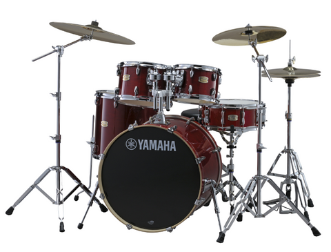 Yamaha Stage Custom Birch 5 Piece Drumset w/ 780 Hardware (22" Bass, 10"/12"/16" Toms, 14x5.5" Snare)