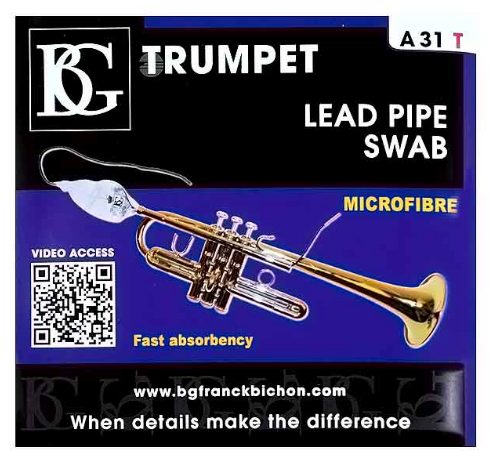 Trumpet shop leadpipe swab